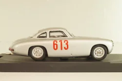 Mercedes-Benz 300 SL Gullwing #613 4th Mille Miglia 1952 Caracciola/Kurrle, silver, BG7213, Bang 1:43