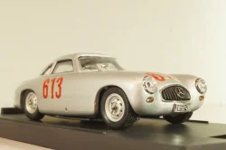Mercedes-Benz 300 SL Gullwing #613 4th Mille Miglia 1952 Caracciola/Kurrle, silver, BG7213, Bang 1:43
