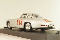 Mercedes-Benz 300 SL Gullwing #613 4th Mille Miglia 1952 Caracciola/Kurrle, silver, BG7213, Bang 1:43