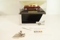 Mercedes-Benz 220 S Ponton (W180) 1956, dark red, 4325, dealer edition, Faller 1:43