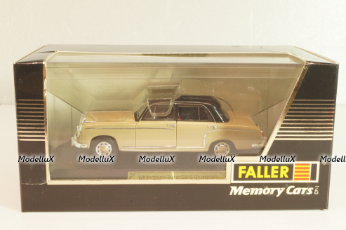 Mercedes-Benz 220 S Ponton (W180) 1956, ligt brown/black, 4326, Faller 1:43 Уценка!