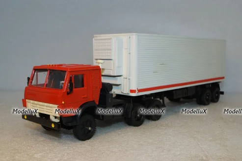 Камаз-5410 с полуприцепом с рефрижератором, Арек 1:43