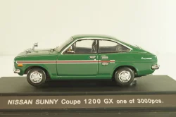 Nissan Sunny Coupe 1200 GX 1970, green, 176, EBBRO 1:43