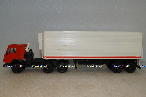 Камаз-5410 с полуприцепом с рефрижератором, Арек 1:43