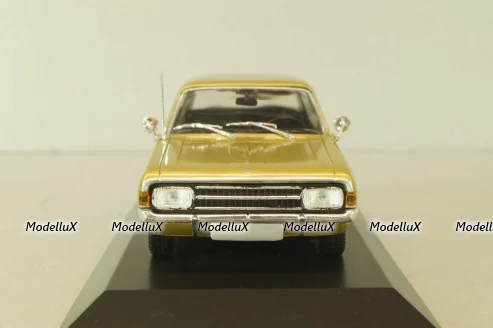 Opel Rekord C 2-door 1968, gold, 430046101, Minichamps 1:43