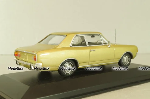 Opel Rekord C 2-door 1968, gold, 430046101, Minichamps 1:43