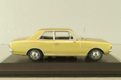 Opel Rekord C 2-door 1968, gold, 430046101, Minichamps 1:43