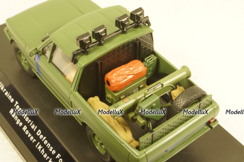 Range Rover Classic Ukraine Territorial Forces Gun Truck (Kharkiv 2022), TruckTyr 1:43