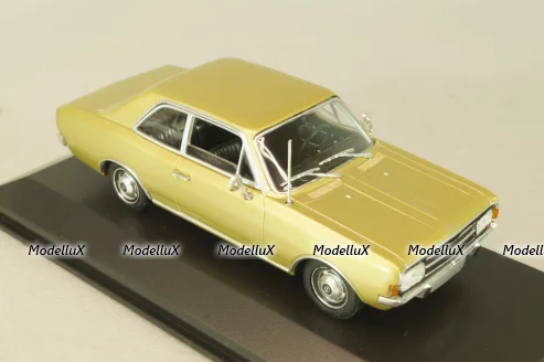 Opel Rekord C 2-door 1968, gold, 430046101, Minichamps 1:43