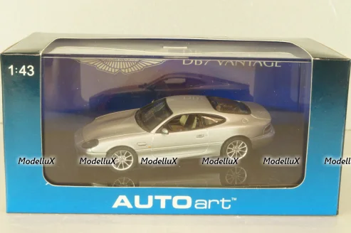 Aston Martin DB7 V12 Vantage 1999, silver, 50201, Autoart 1:43