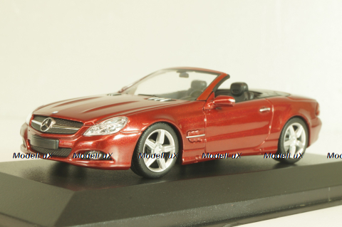 Mercedes-Benz SL 500 (R129) 1999, Mercedes SL-Class, red metallic, 940037530, Maxichamps 1:43