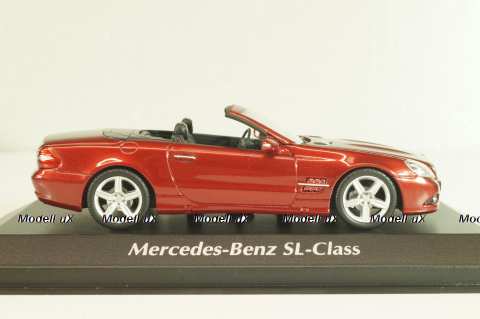 Mercedes-Benz SL 500 (R129) 1999, Mercedes SL-Class, red metallic, 940037530, Maxichamps 1:43