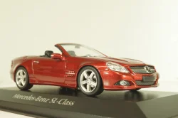 Mercedes-Benz SL 500 (R129) 1999, Mercedes SL-Class, red metallic, 940037530, Maxichamps 1:43