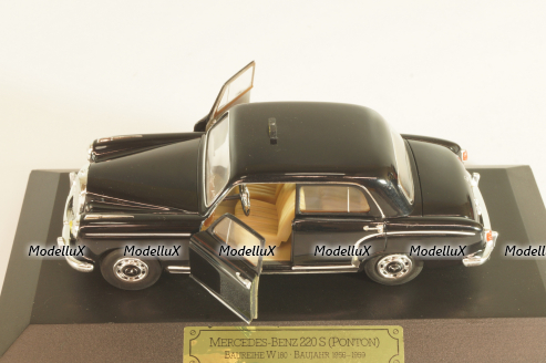 Mercedes-Benz 220 S (W180) Taxi 1956, black, 4322, Faller 1:43 Уценка!