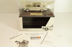 Mercedes-Benz 220 S Ponton (W180) 1956, grey, dealer edition, Faller 1:43