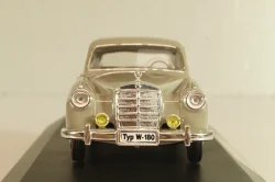 Mercedes-Benz 220 S Ponton (W180) 1956, grey, dealer edition, Faller 1:43