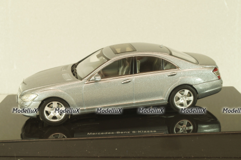 Mercedes S 500 (W221) 2006, grey, B66962221, Autoart 1:43