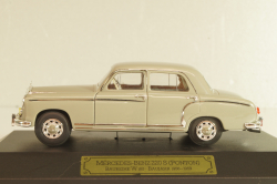 Mercedes-Benz 220 S Ponton (W180) 1956, grey, dealer edition, Faller 1:43