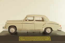 Mercedes-Benz 220 S Ponton (W180) 1956, grey, dealer edition, Faller 1:43