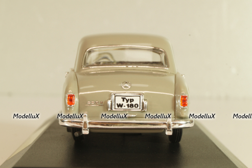 Mercedes-Benz 220 S Ponton (W180) 1956, grey, dealer edition, Faller 1:43