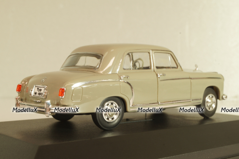 Mercedes-Benz 220 S Ponton (W180) 1956, grey, dealer edition, Faller 1:43