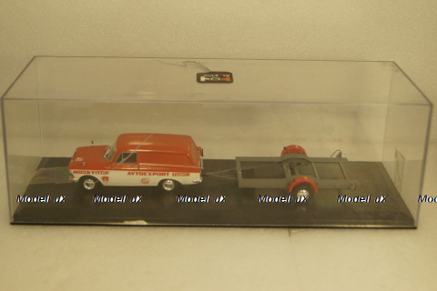 Москвич-433 с лафетом для перевозки автомобиля, TruckTyr 1:43