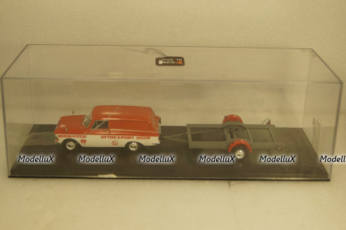 Москвич-433 с лафетом для перевозки автомобиля, TruckTyr 1:43
