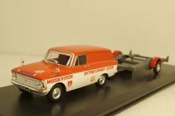 Москвич-433 с лафетом для перевозки автомобиля, TruckTyr 1:43