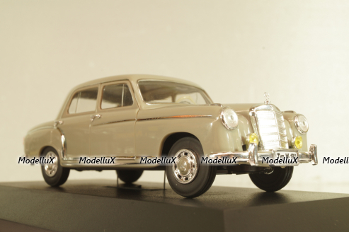 Mercedes-Benz 220 S Ponton (W180) 1956, grey, dealer edition, Faller 1:43