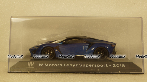 W Motors Fenyr Supersport 2018 bluemetallic/black, Altaya 1:43
