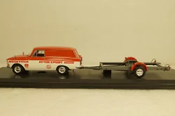 Москвич-433 с лафетом для перевозки автомобиля, TruckTyr 1:43