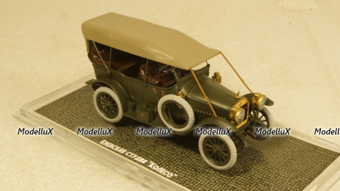 Руссо-Балт К12-20 VIII серии (1917), хаки, Студия Колесо 1:43