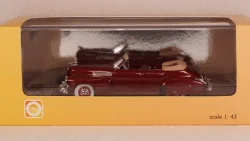 Cadillac Series 62 Convertible sedan open 1941, maroon, GIM 021A, GIM 1:43