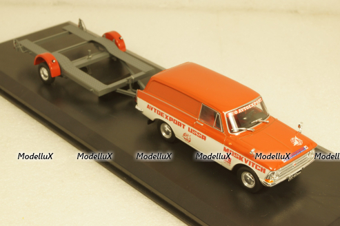 Москвич-433 с лафетом для перевозки автомобиля, TruckTyr 1:43