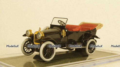 Руссо-Балт К12-20 VIII серии (1913), черный, открытый, Студия Колесо 1:43