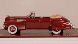 Cadillac Series 62 Convertible sedan open 1941, maroon, GIM 021A, GIM 1:43