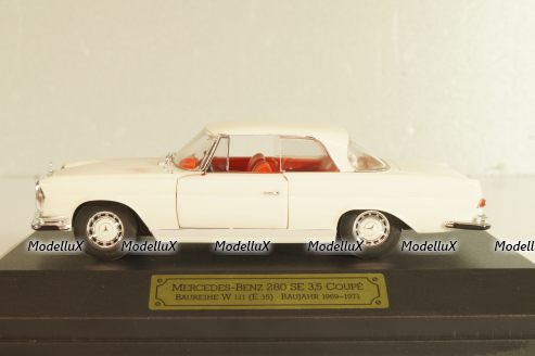 Mercedes-Benz 280 SE Coupe (W111) 1965, white, 4315, Faller 1:43