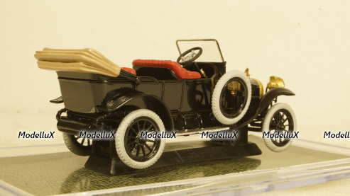 Руссо-Балт К12-20 VIII серии (1913), черный, открытый, Студия Колесо 1:43
