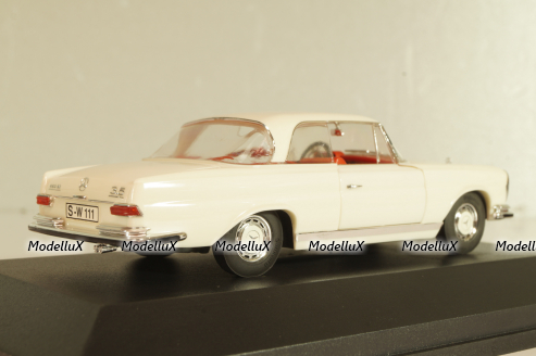 Mercedes-Benz 280 SE Coupe (W111) 1965, white, 4315, Faller 1:43