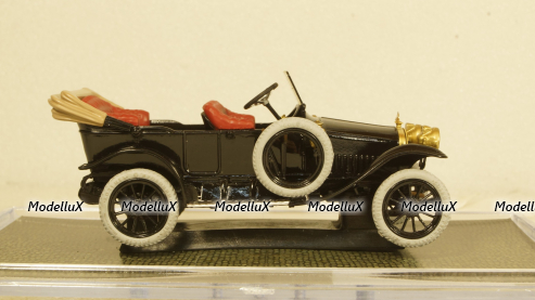 Руссо-Балт К12-20 VIII серии (1913), черный, открытый, Студия Колесо 1:43