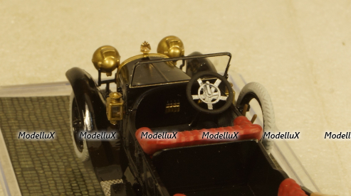 Руссо-Балт К12-20 VIII серии (1913), черный, открытый, Студия Колесо 1:43