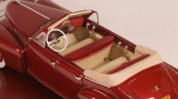 Cadillac Series 62 Convertible sedan open 1941, maroon, GIM 021A, GIM 1:43