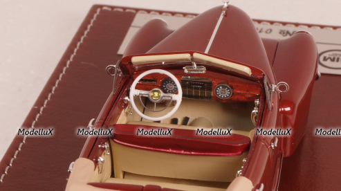 Cadillac Series 62 Convertible sedan open 1941, maroon, GIM 021A, GIM 1:43