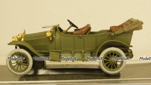 Руссо-Балт К12-20 VIII серии (1915), хаки, открытый, Студия Колесо 1:43