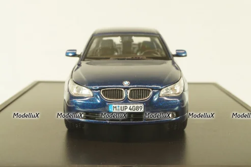 BMW 545i (E60) 2003, dark blue, 03501S, Kyosho 1:43