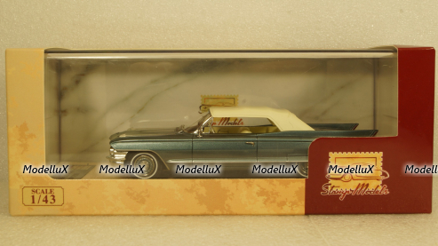 Cadillac Series 62 Convertible Closed roof 1962, STM62302, Stamp models 1:43 