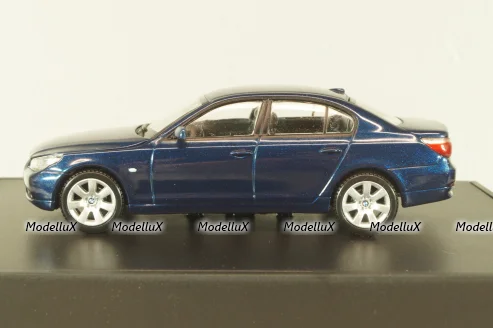BMW 545i (E60) 2003, dark blue, 03501S, Kyosho 1:43