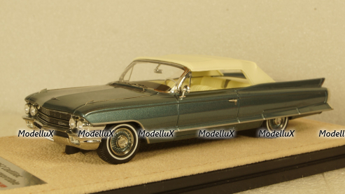 Cadillac Series 62 Convertible Closed roof 1962, STM62302, Stamp models 1:43 