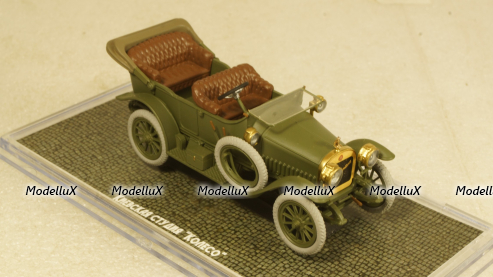 Руссо-Балт К12-20 VIII серии (1915), хаки, открытый, Студия Колесо 1:43