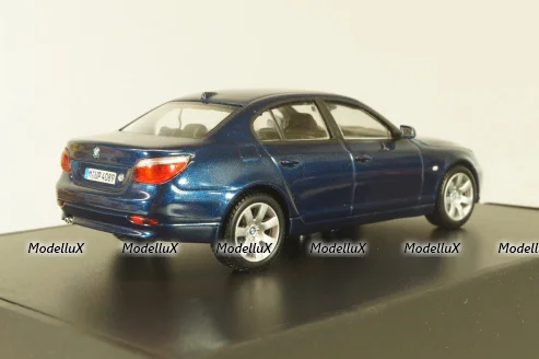 BMW 545i (E60) 2003, dark blue, 03501S, Kyosho 1:43